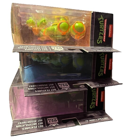 Loyal Subjects BST AXN TMNT Lot of 3 Donatello Leonardo & Michelangelo NIB - Picture 9 of 10